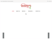 Tablet Screenshot of candoelectric.com